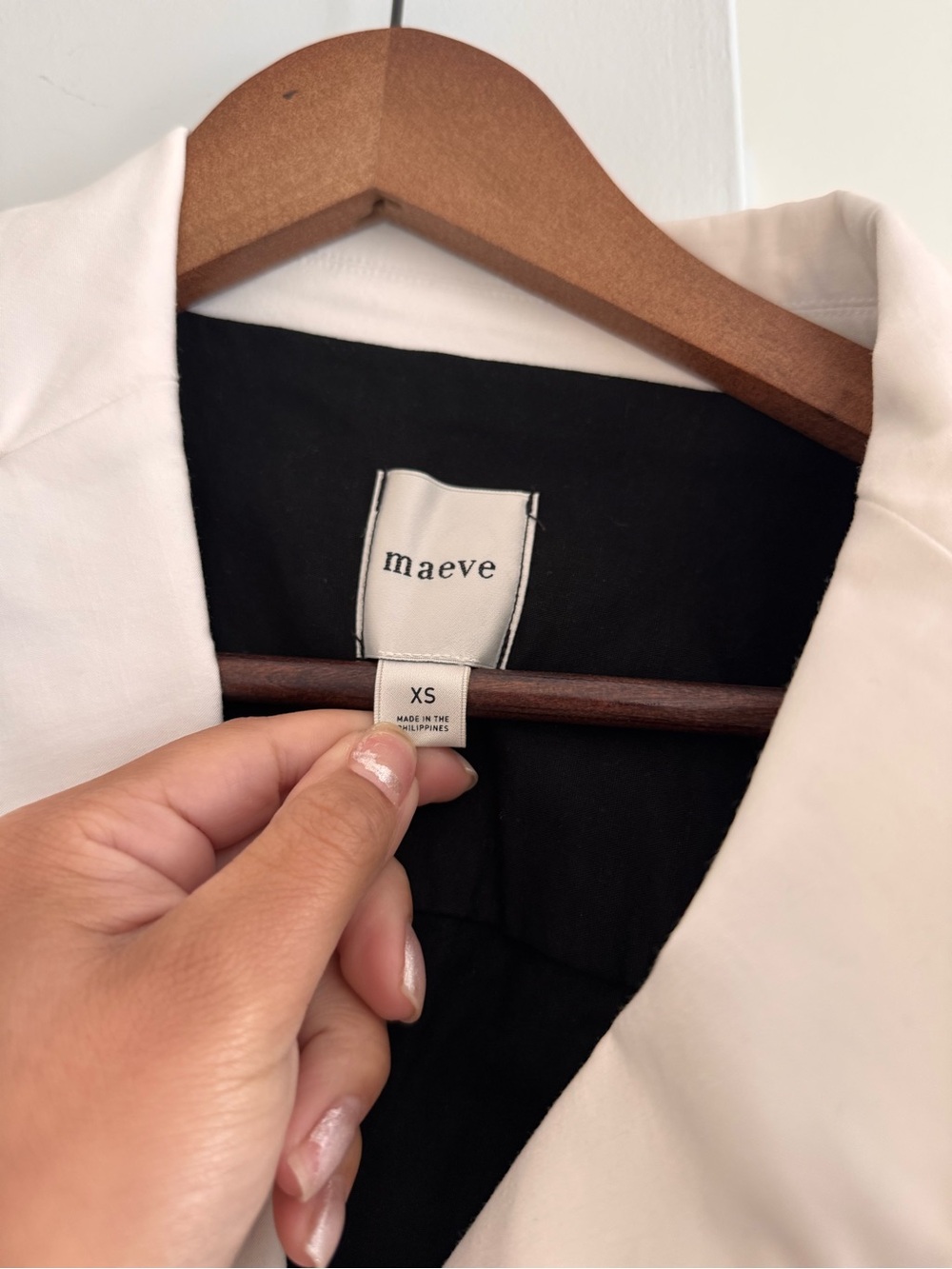 Anthropologie Maeve Long-Sleeve Tuxedo Micro Playsuit - Picture 5 of 8